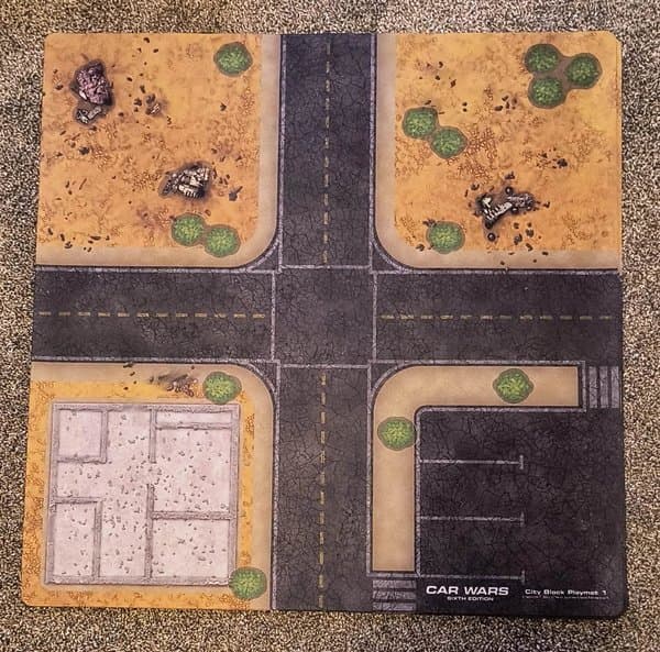 Car Wars (Sixth Edition): City Block Playmat 1