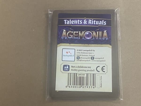 Agemonia: Talents & Rituals