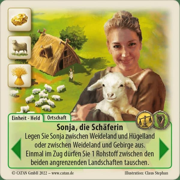 Catan: Das Duell – Sonderkarte 2022: Sonja, die Schäferin