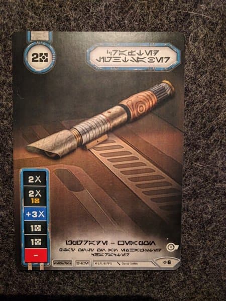 Star Wars Destiny: Crafted Lightsaber