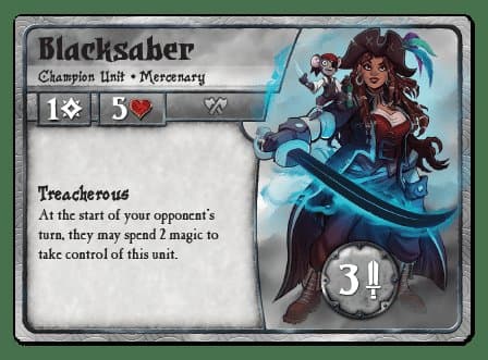 Summoner Wars (Second Edition): Blacksaber Promo Card