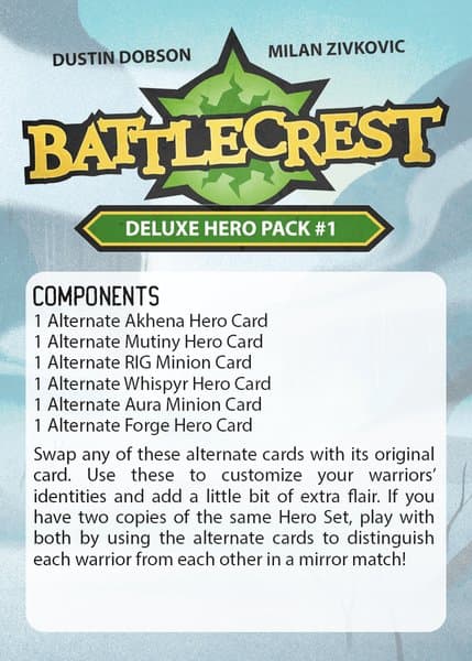 Battlecrest: Deluxe Hero Pack #1
