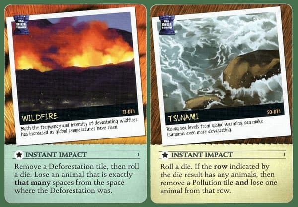 Endangered: Dice Tower 2022 Promo Cards