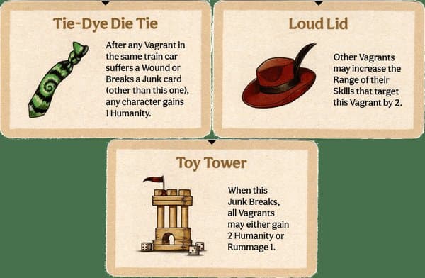 Vagrantsong: Dice Tower 2022 Promo Cards