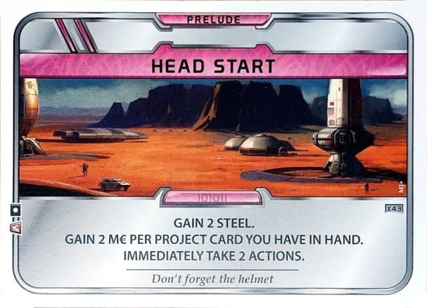 Terraforming Mars: Head Start Promo Card