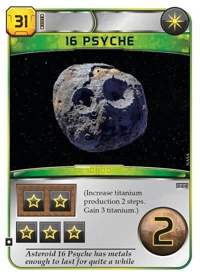 Terraforming Mars: 16 Psyche Promo Card