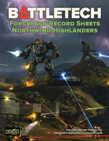 Battletech: Force Packs Record Sheets – Northwind Highlanders