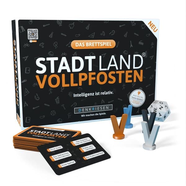 Stadt Land Vollpfosten: Das Brettspiel
