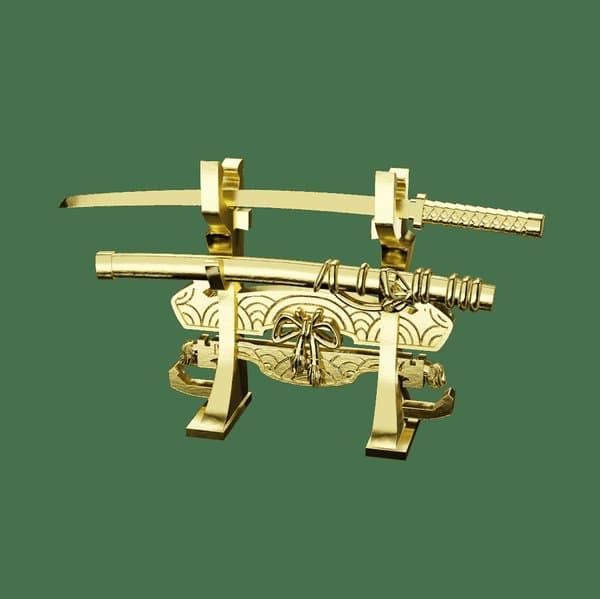 Shogun no Katana: Metal Katana Display