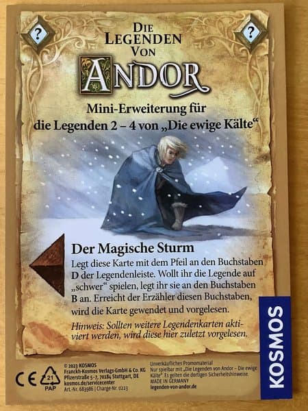 Die Legenden von Andor: Die ewige Kälte – Der magische Sturm