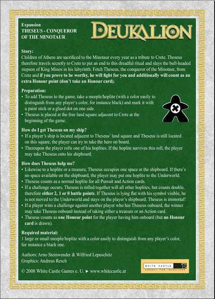 Deukalion: Theseus – Conqueror of the Minotaur