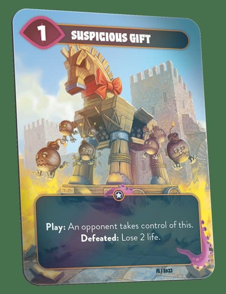 Mindbug: Suspicious Gift Promo Card