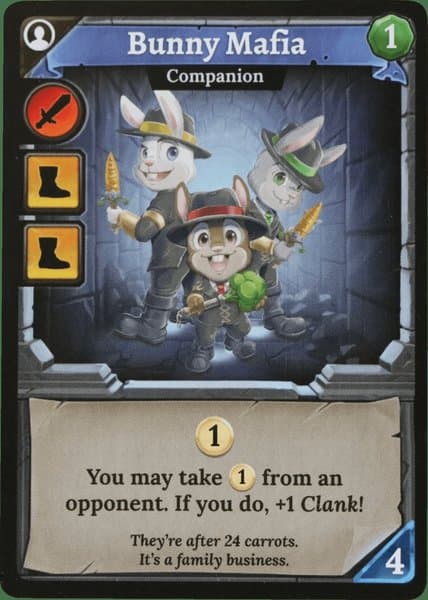 Clank!: Bunny Mafia Promo Card