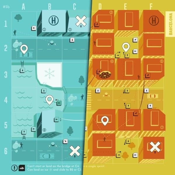 RUN: Barcelona and Copenhagen Promo Maps