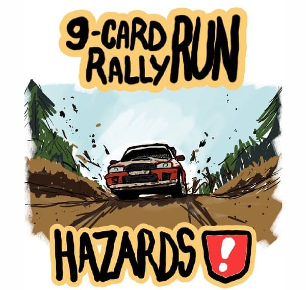 9-Card Rally Run: Hazards Pack