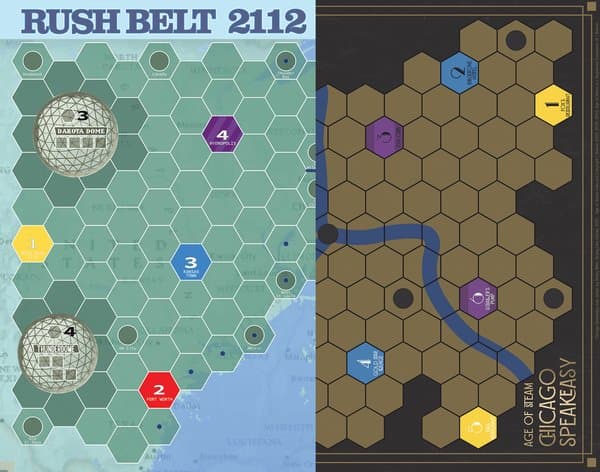 Age of Steam Expansion: Chicago Speakeasy / Rush Belt 2112