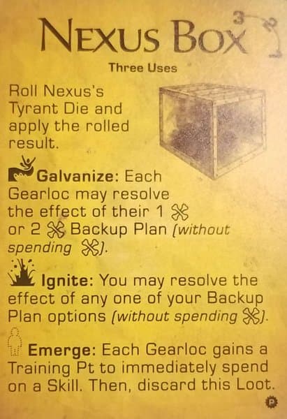 Too Many Bones: Nexus Box