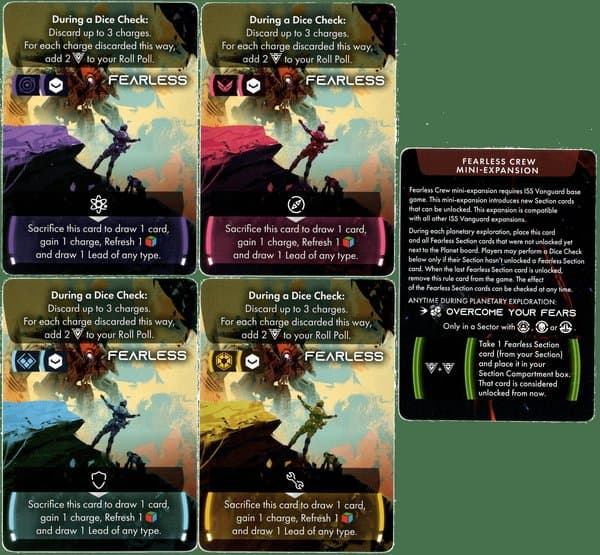 ISS Vanguard: Fearless Crew Mini-Expansion