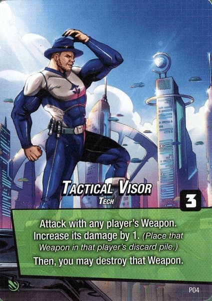 Astro Knights: Tactical Visor Promo Card