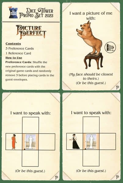 Picture Perfect: Dice Tower Promo Set 2023