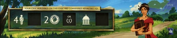 Foundations of Rome: Roads of Fortune – Dice Tower 2023 Promo Road Board