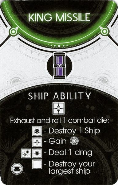 Last Light: King Missile Promo Card
