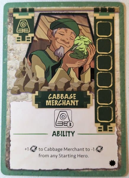Avatar: The Last Airbender – Fire Nation Rising: Cabbage Merchant Promo Card