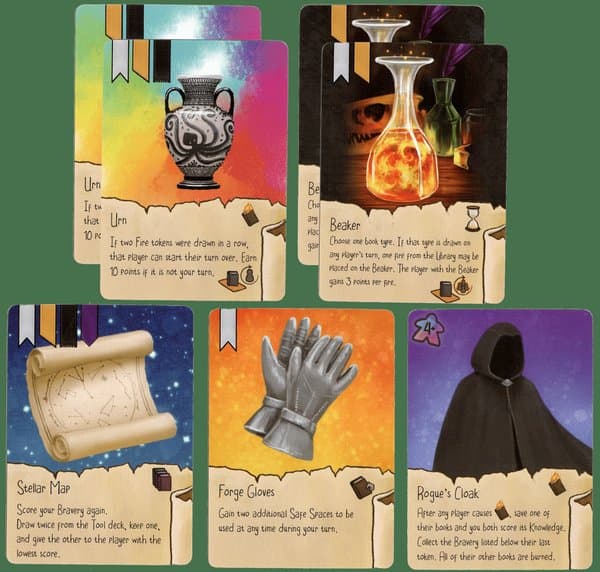Fire in the Library: Tool Cards Promo