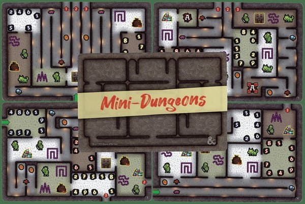 Dungeons & Dragons: Dungeon Scrawlers – Heroes of Waterdeep: Mini-Dungeons Promo Pack