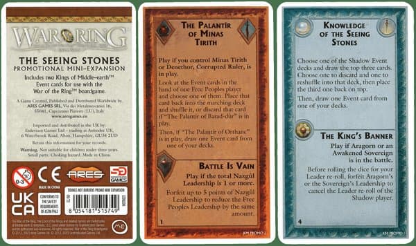 War of the Ring: The Seeing Stones