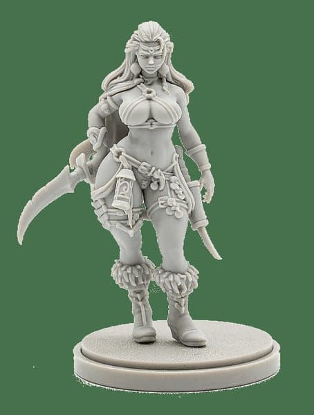 Kingdom Death: Monster – Mirrorstone Earrings  & Fierce Paint Promo Cards