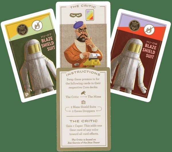 Caper: Europe – Dice Tower 2023 Promo Cards