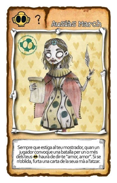 La Fallera Calavera: Ausiàs March (Promo Card)