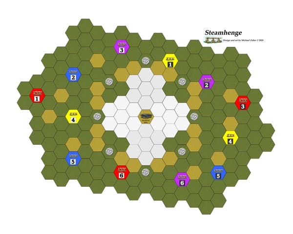Steamhenge (fan expansion for Age of Steam)