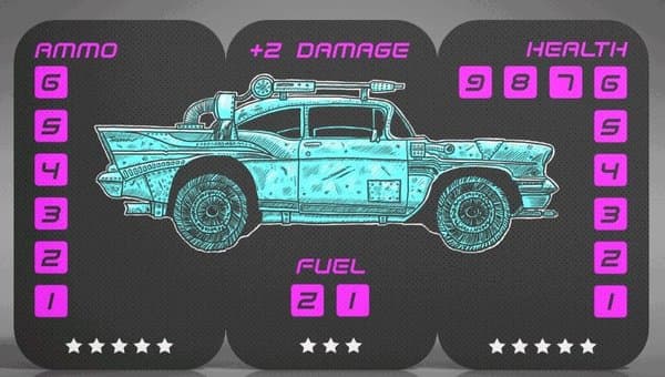 Dustrunner: New Car Sections Promo Cards