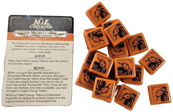 An Age Contrived: The Secret Cabal Energy Tokens