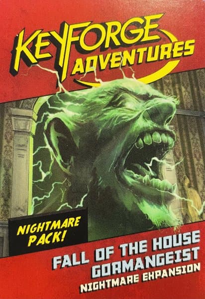 KeyForge Adventures: Fall of the House Gormangeist Nightmare Expansion