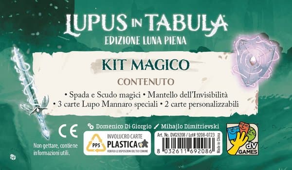 Lupus in Tabula: Edizione Luna Piena – Kit magico
