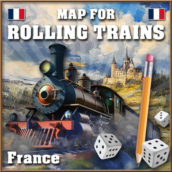Rolling Trains: France Map