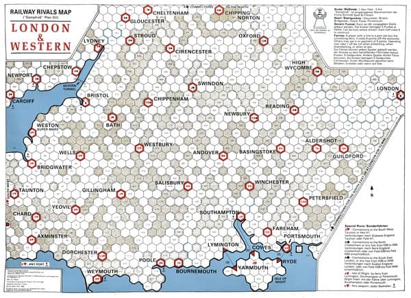 Railway Rivals Map SV: London & Western