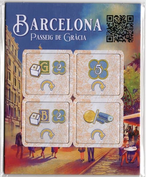 Barcelona: Passeig de Gràcia – New Building Bonus Tiles