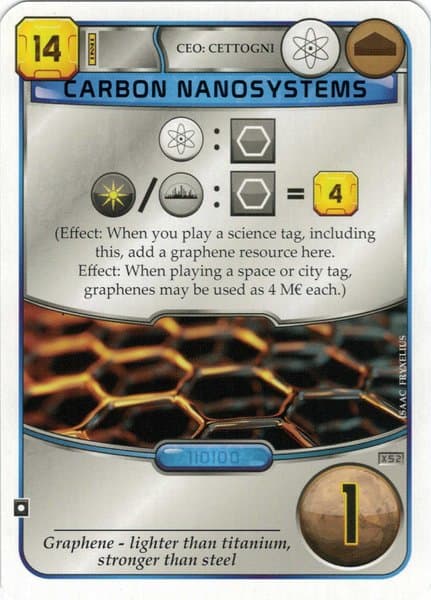 Terraforming Mars: Carbon Nanosystems Promo Card