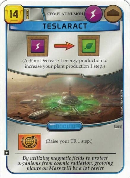 Terraforming Mars: Teslaract Promo Card