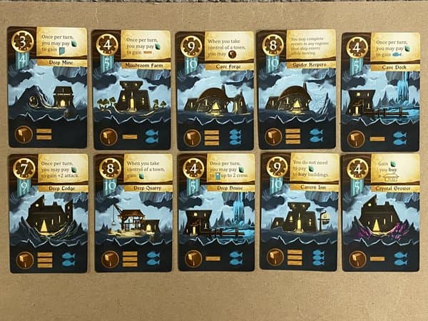 Islebound: Emerald Edition – Underground Buildings Promo Cards
