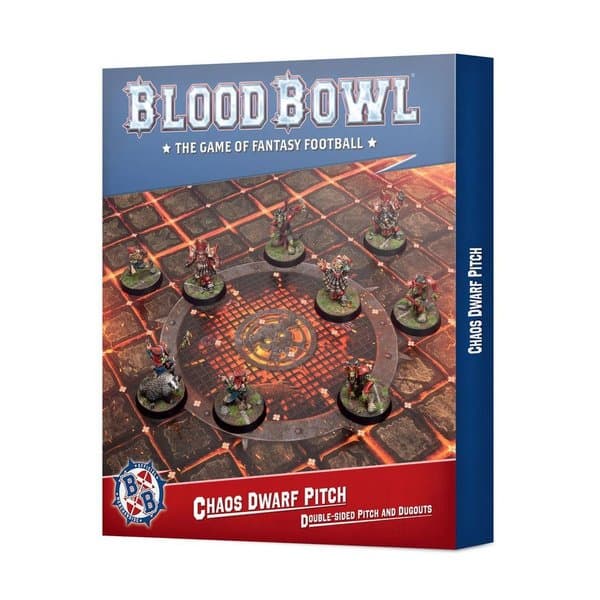 Blood Bowl: Chaos Dwarf Team – Double-Sided Pitch and Dugouts