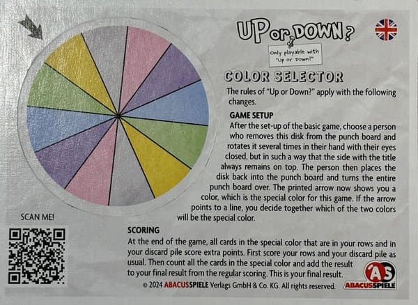 Up or Down?: Color Selector