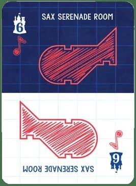 Blueprints of Mad King Ludwig: Sax Serenade Room Promo Card
