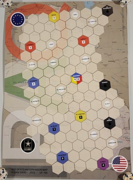 Age of Steam Expansion: Iraq / Berlin