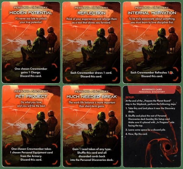 ISS Vanguard: Personal Discovery Promo Cards