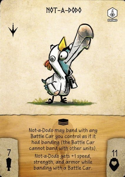 War for Chicken Island: Not-A-Dodo Promo Card